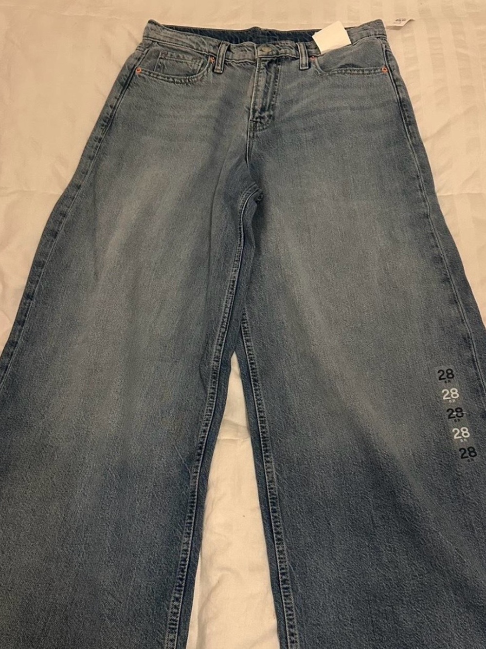 GAP Wide-Leg Light Blue Jeans